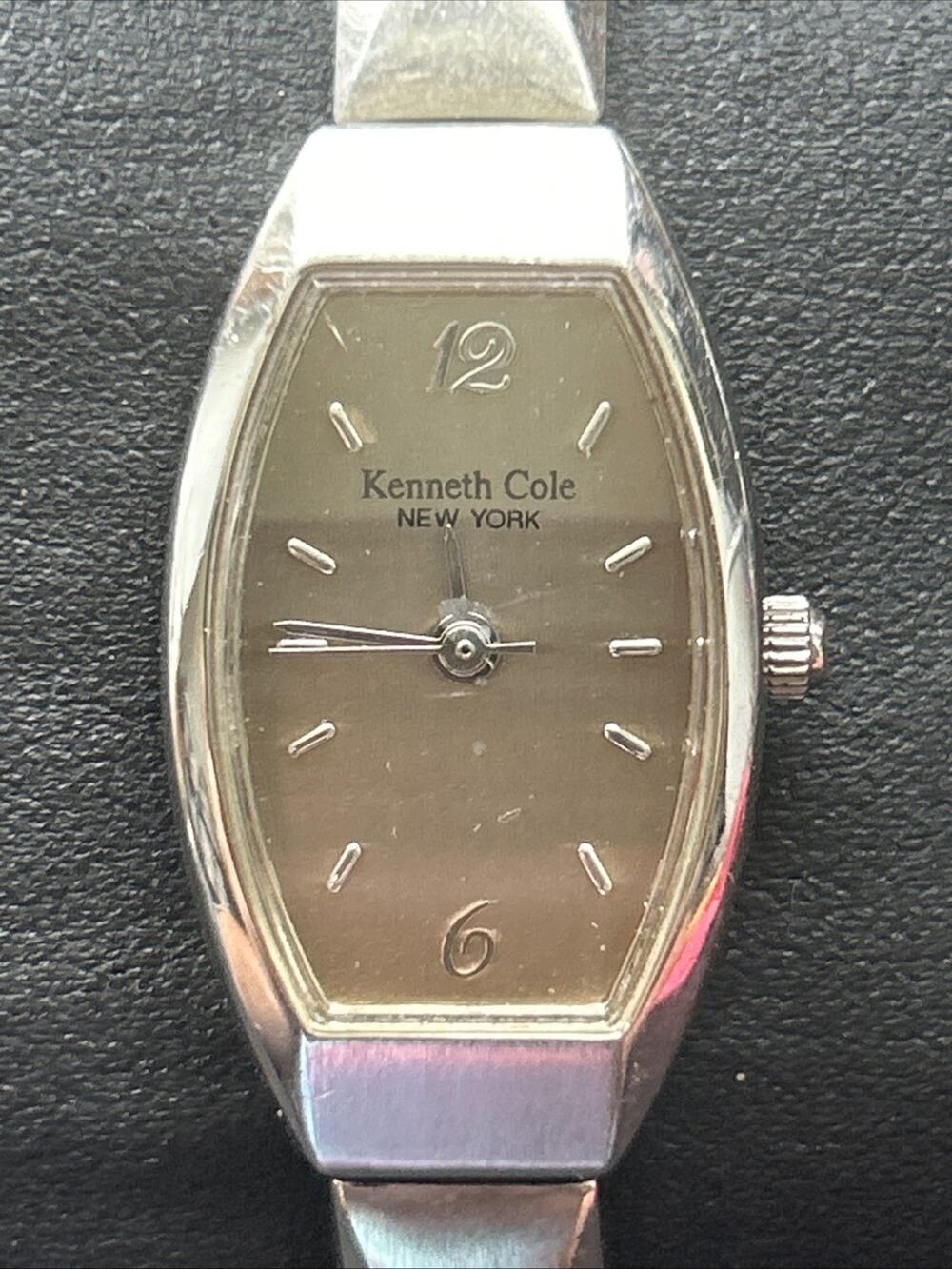 Kenneth Cole Silver Tone Brown Dial Women’s Quartz Watch